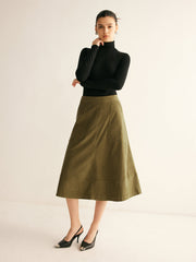 Piping Pockets Skirt