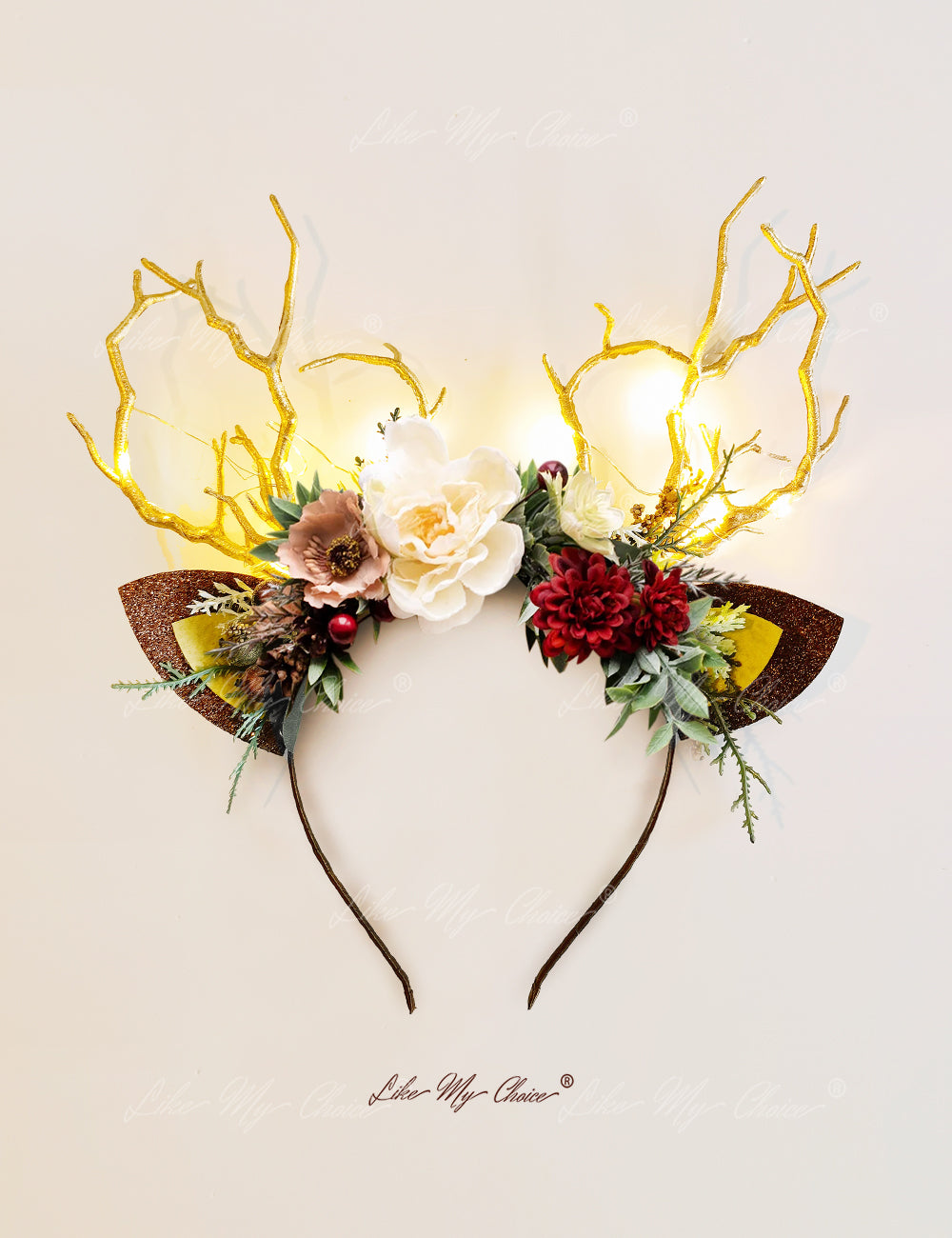 Faun Deer Antler Christams Reindeer Headband | LikeMyChoice