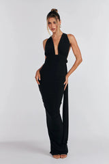 Riviera Noir Multi-Way Gown Maxi Dress