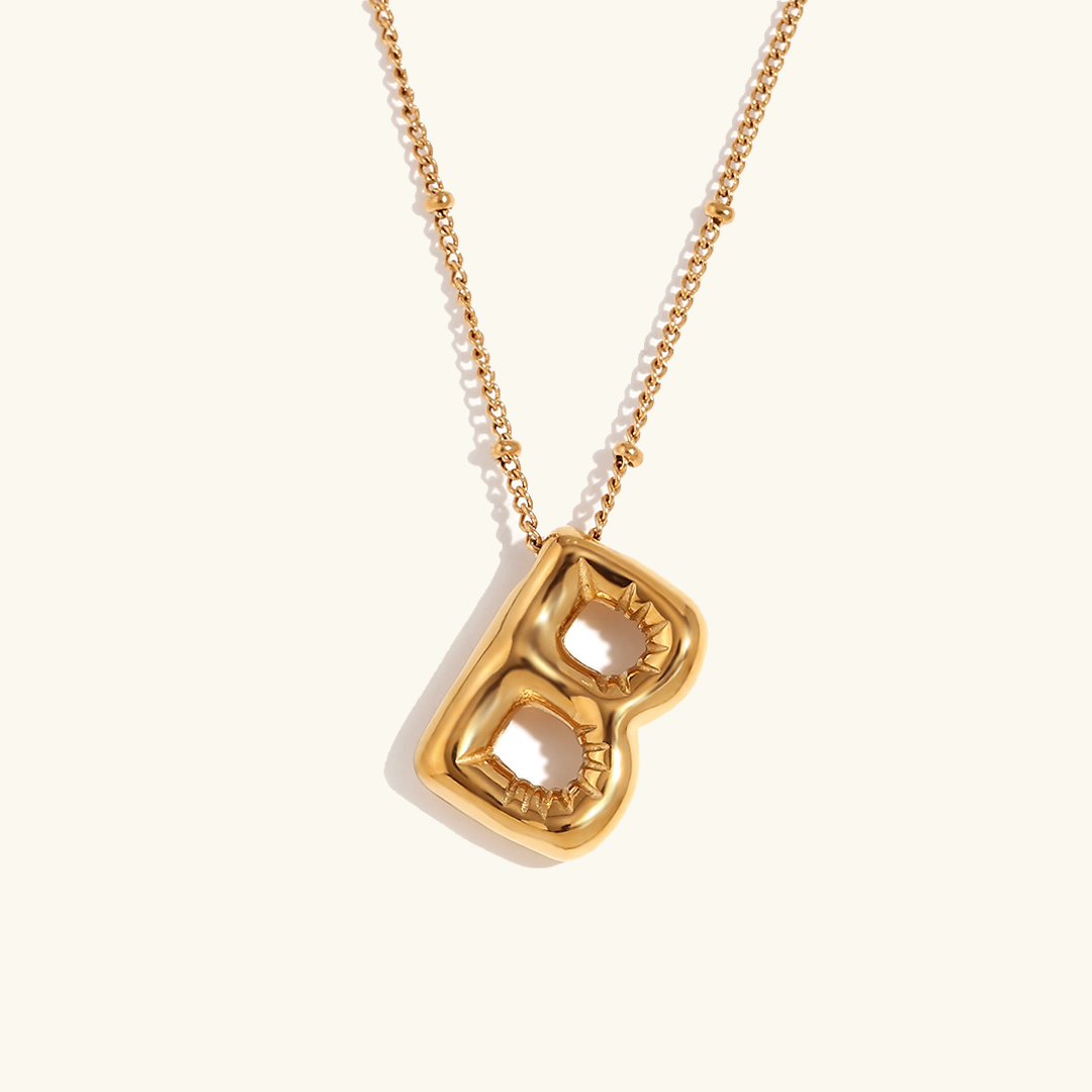 Airy Letter - Gold Initial Necklace