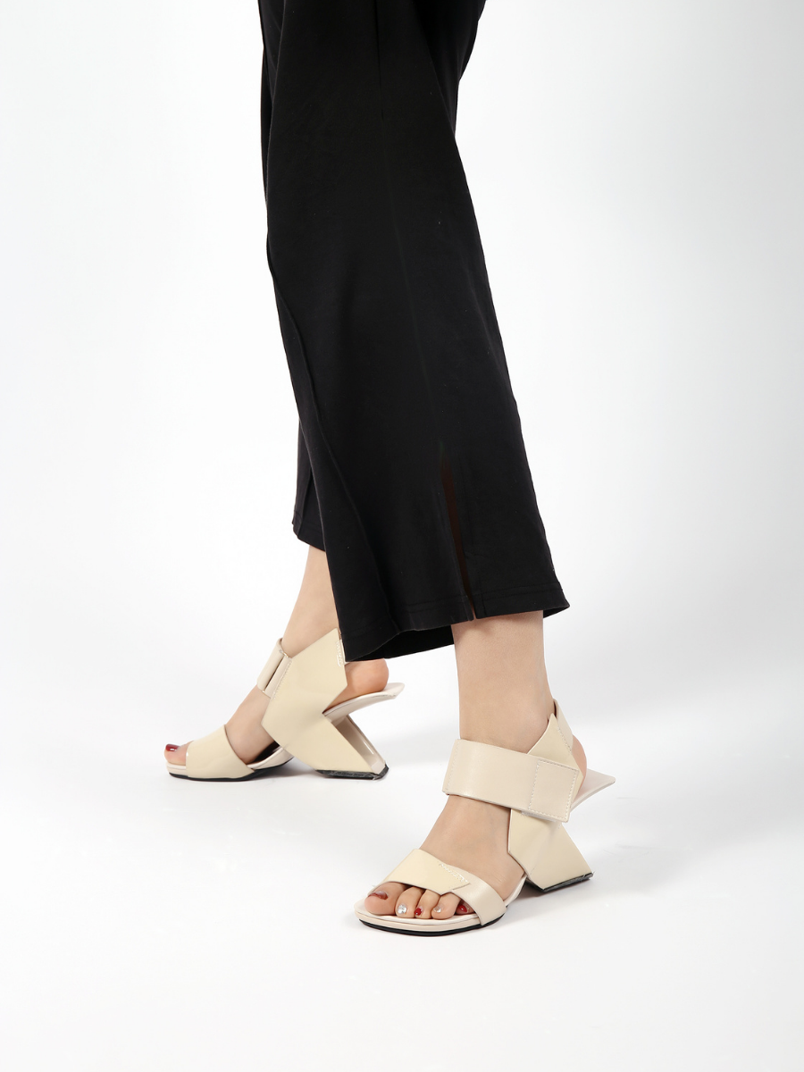 JADYROSE | TASH SLINGBACK BEIGE LEATHER HEEL