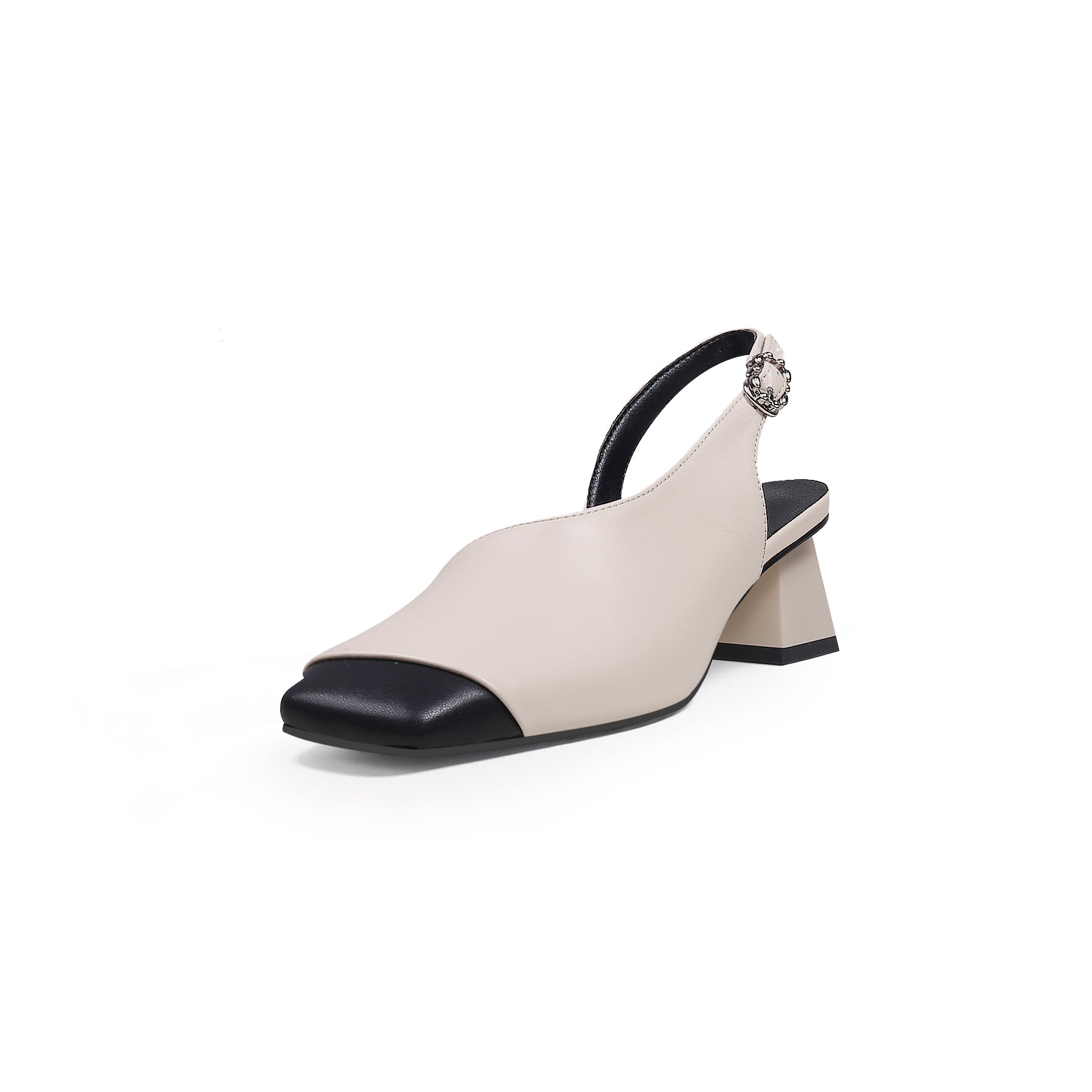 JadyRose | Silver Buckle Orchid Vickie Leather Sandal