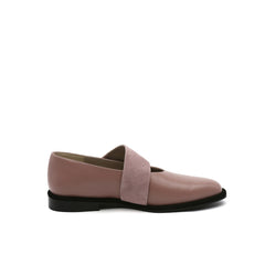 JADY ROSE | SIMPLE AS COMFORT LEATHER FLAT - MOCHA