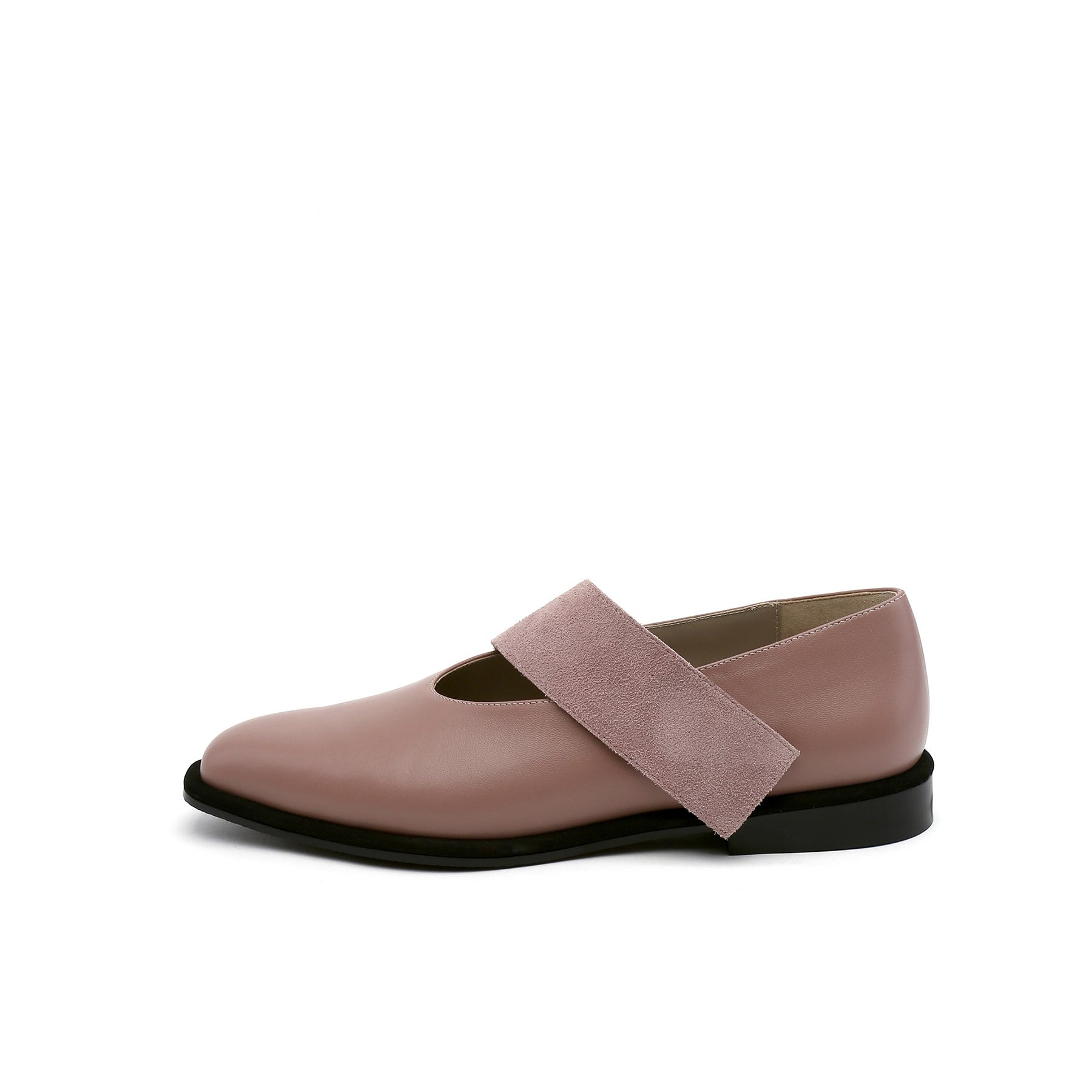 JADY ROSE | SIMPLE AS COMFORT LEATHER FLAT - MOCHA