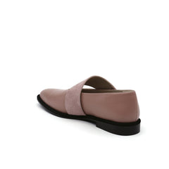 JADY ROSE | SIMPLE AS COMFORT LEATHER FLAT - MOCHA