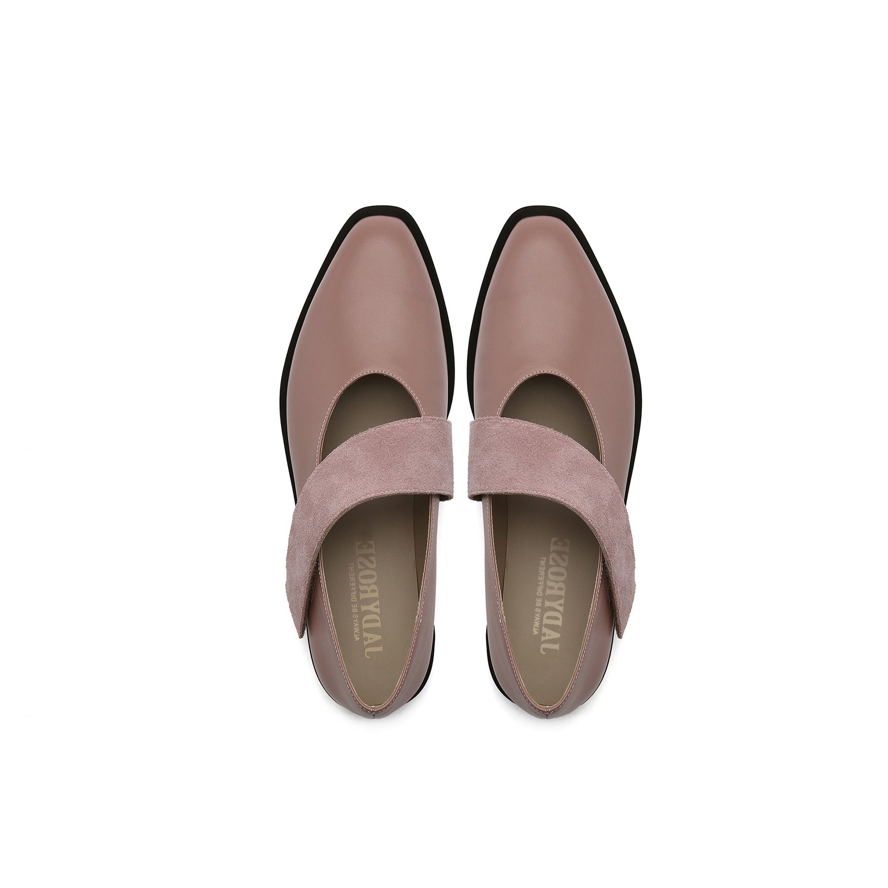 JADY ROSE | SIMPLE AS COMFORT LEATHER FLAT - MOCHA