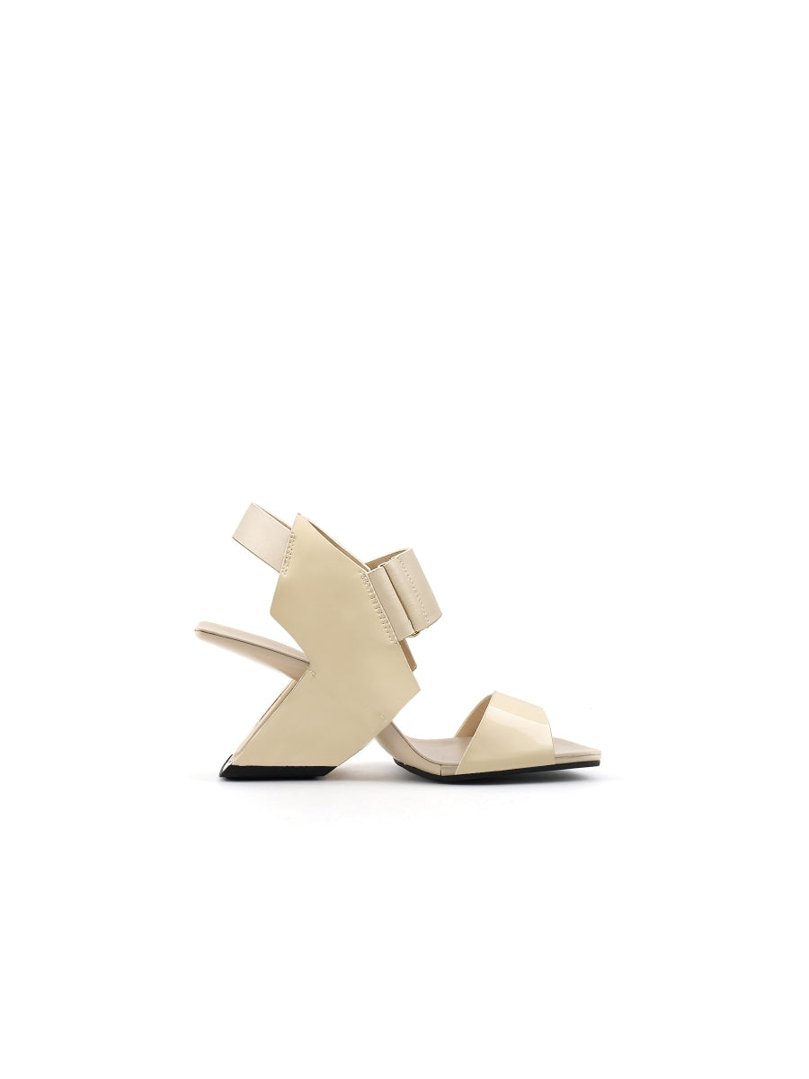 JADYROSE | TASH SLINGBACK BEIGE LEATHER HEEL