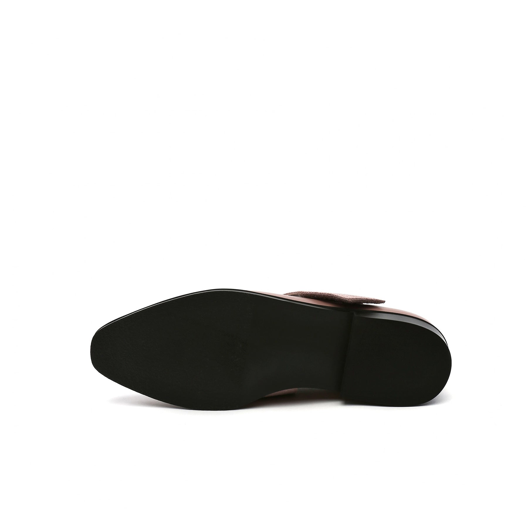 JADY ROSE | SIMPLE AS COMFORT LEATHER FLAT - MOCHA