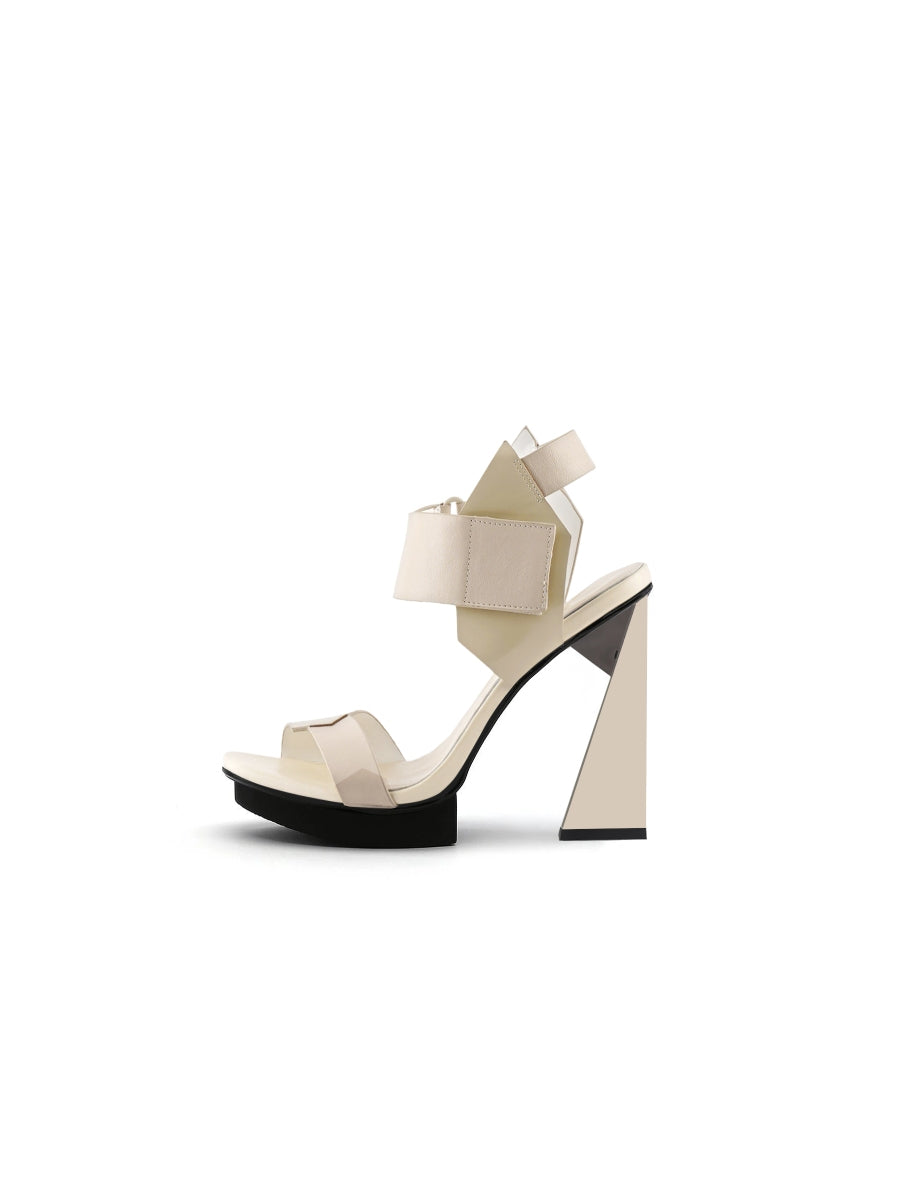 JADYROSE | TIKOYA BEIGE LEATHER HEEL