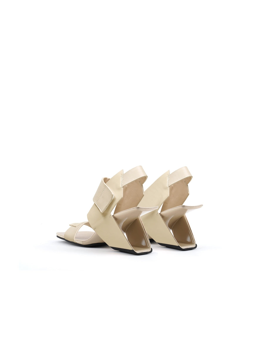 JADYROSE | TASH SLINGBACK BEIGE LEATHER HEEL