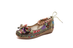 Cactus Rose | Buddha Beads Flat Loafer