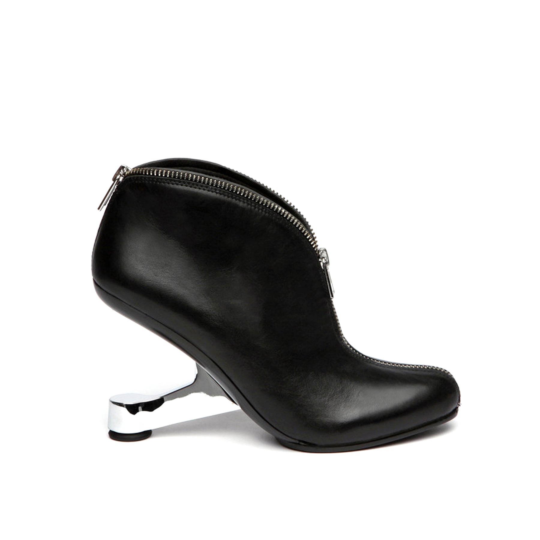 JADY ROSE | ZIP MY WAY HEEL BOOTIE BLACK