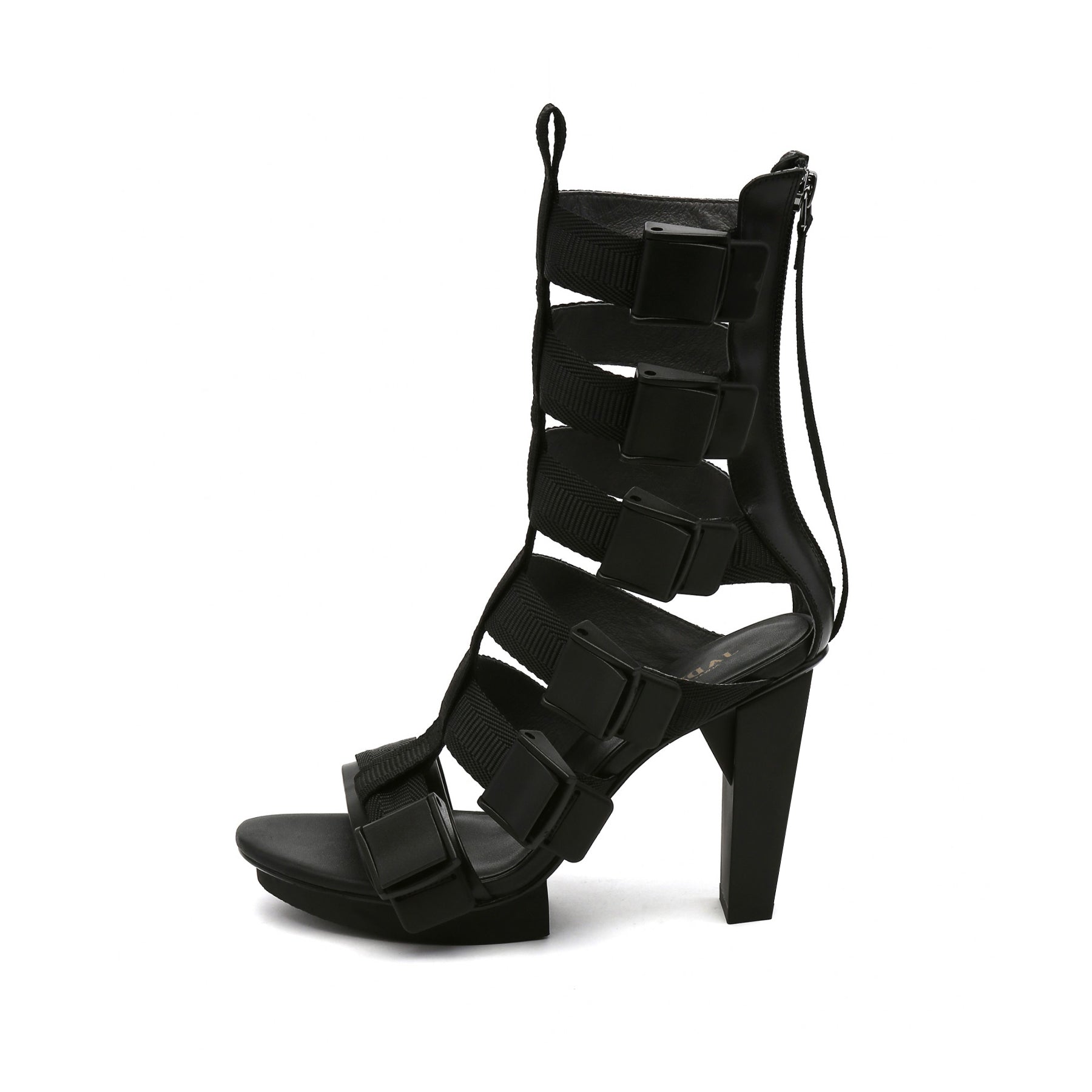 Jady Rose | Strappy Gold-Heel Gladiators Heel