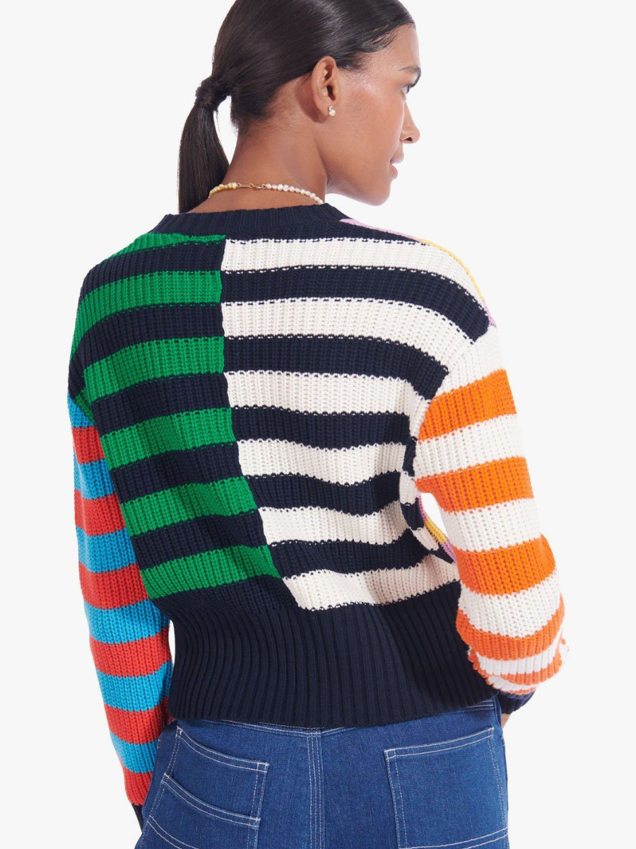 Smaibulun | ROBERTA Stripe Multi Color Knit Top