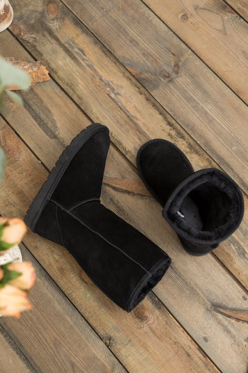 SMAIBULUN Ugg | Classic Suede Mid-Length boots - Black