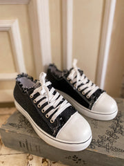 Denim Bayshore Canvas Sneakers - EN BLOOM