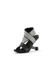 JADYROSE | YORK WRAP STRAP BLACK HEEL