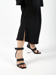 JADYROSE | DAISYMAE ANKLE STRAP BLACK HEEL