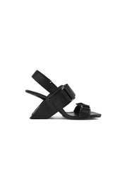 JadyRose | Wedge Heel Summer Slingback Sandal - Black