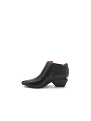 JadyRose | Structural-Heel Black Genuine Leather Boot