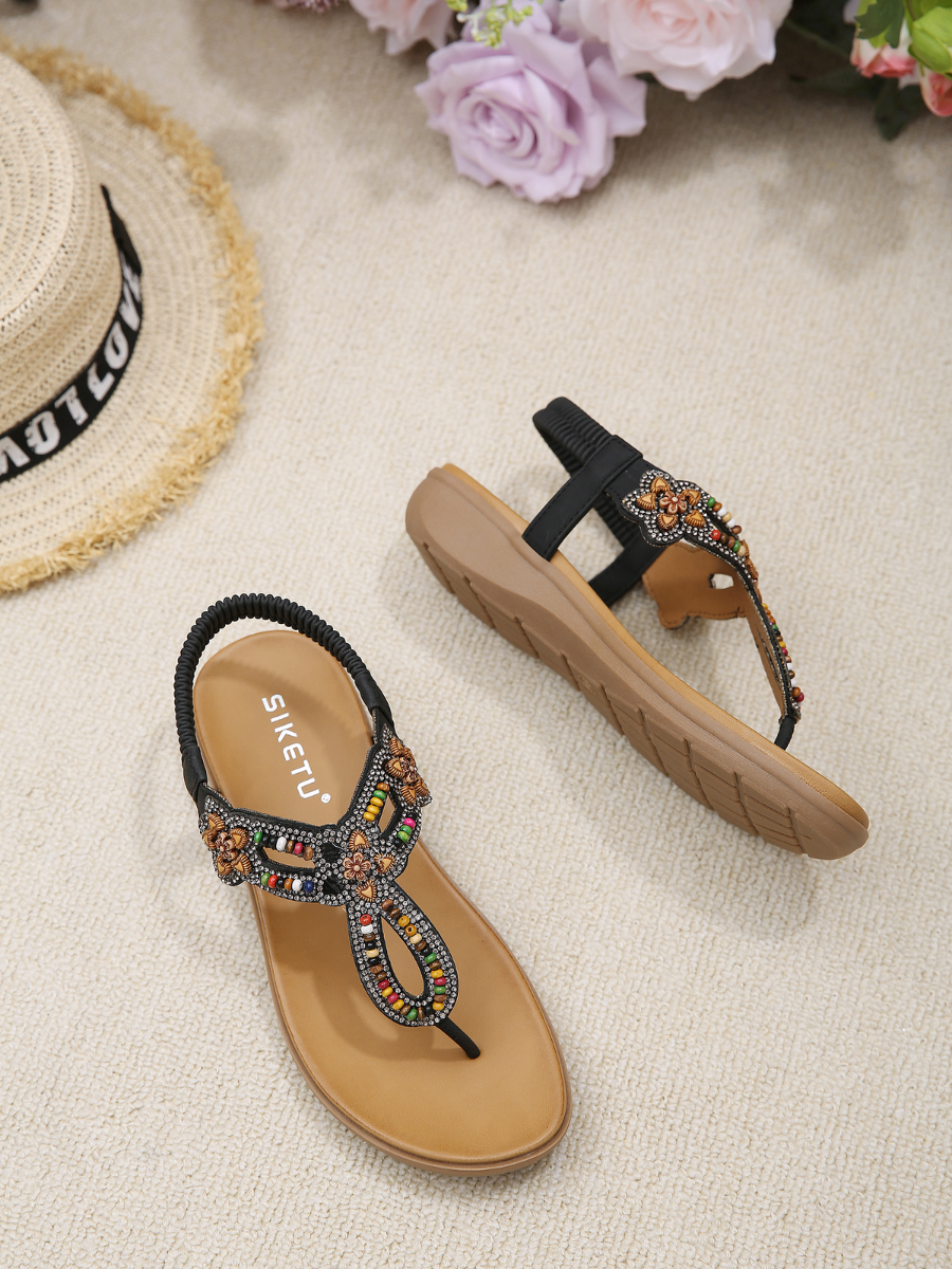 SIKETU | BOHO INSPIRED EMBELLISHED SANDAL