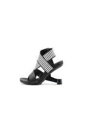 JADYROSE | YORK WRAP STRAP BLACK HEEL