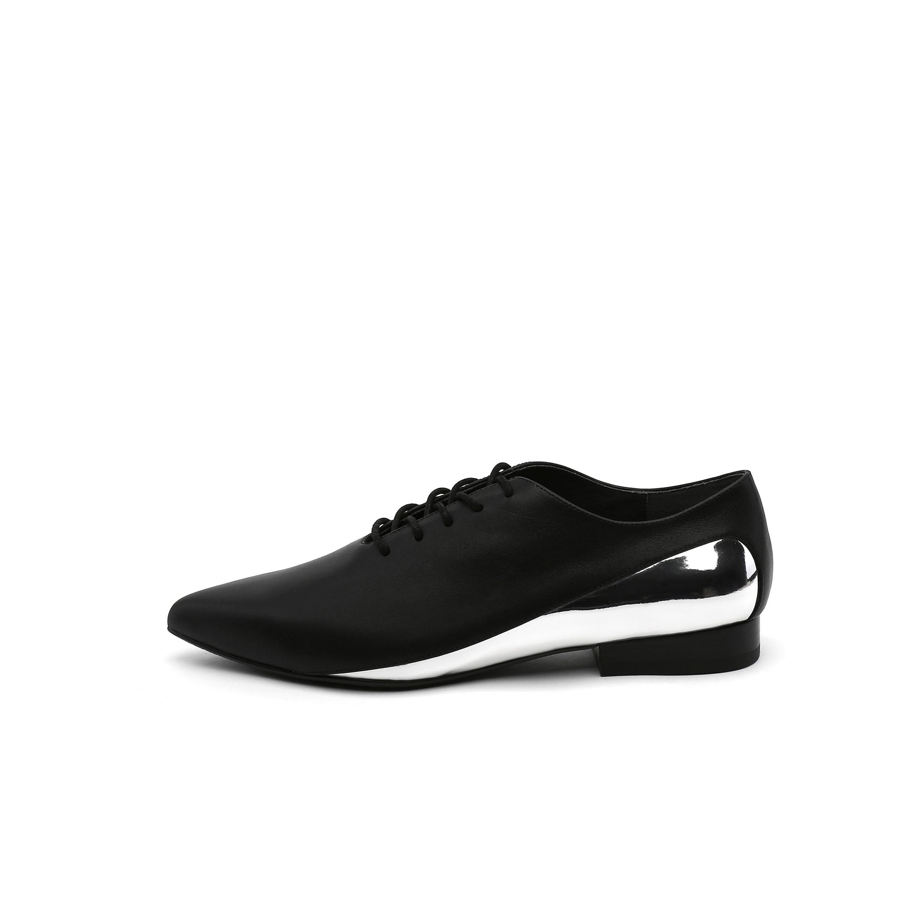 Genuine Leather Amina Shining  Oxford Shoes - JadyRose