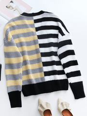 Smaibulun | Rachael Contract Stripe Knit Cardigan