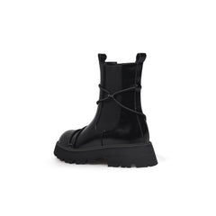 JADY ROSE | BAN OVER LEATHER CHELSEA BOOT - BLACK