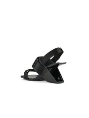 JadyRose | Wedge Heel Summer Slingback Sandal - Black