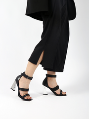 JADYROSE | DAISYMAE ANKLE STRAP BLACK HEEL