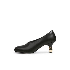 JadyRose | Water Droplets Mirror Heel Pump