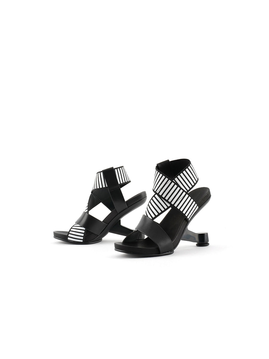 JADYROSE | YORK WRAP STRAP BLACK HEEL