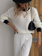 KASMERE KNIT SWEATER - CREAM