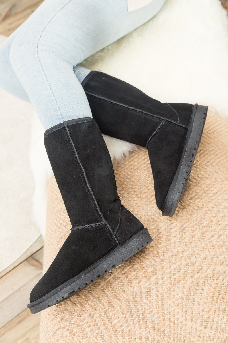 SMAIBULUN Ugg | Classic Suede Mid-Length boots - Black