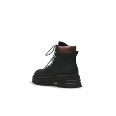 JADYROSE | BLACK LEATHER COMBAT BOOT