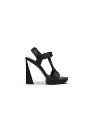 JadyRose | TRIBECA SKY HIGH HEEL BLACK GLADIATOR