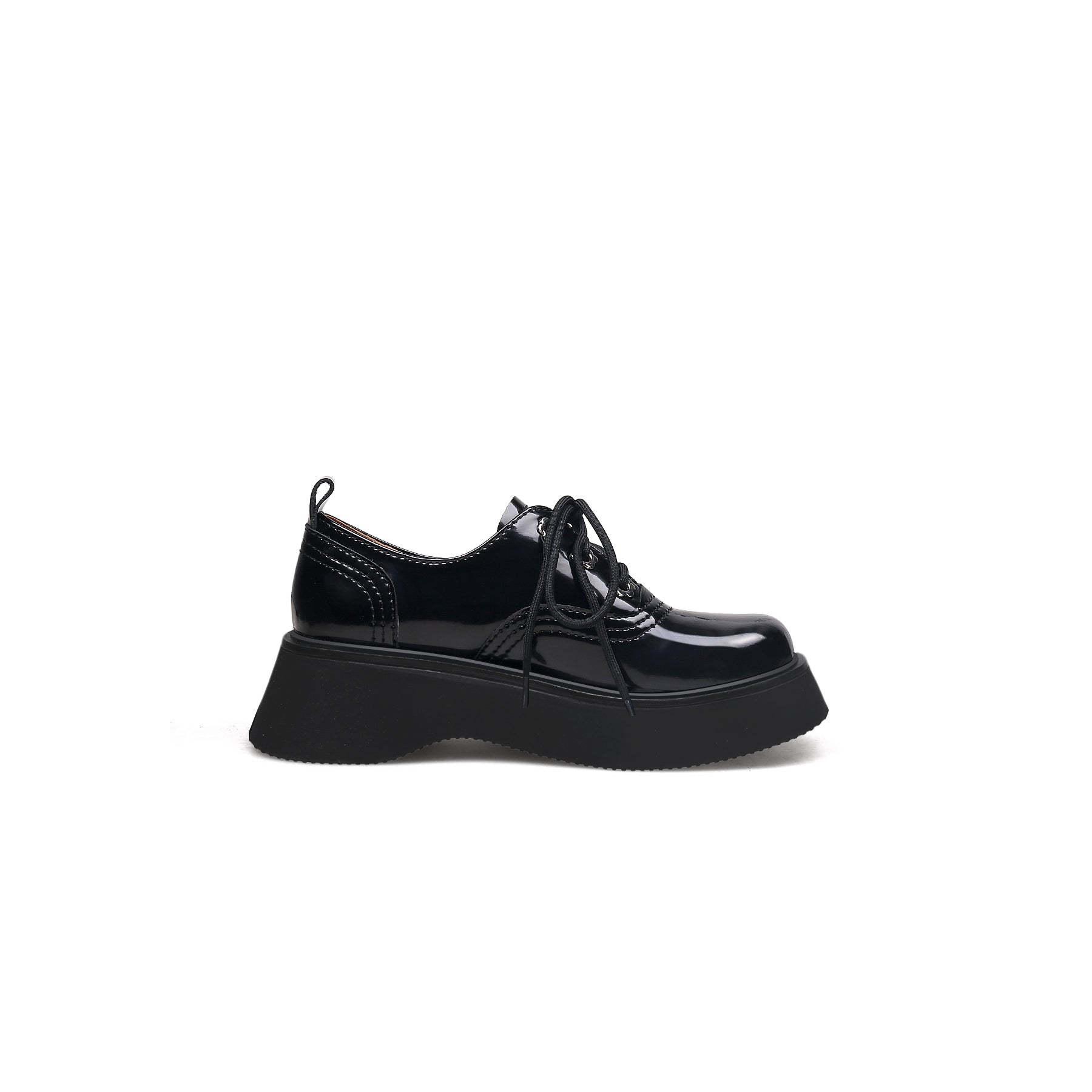 JADYROSE | PLATFORM LEATHER OXFORD BLACK