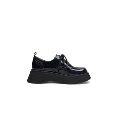 JADYROSE | PLATFORM LEATHER OXFORD BLACK