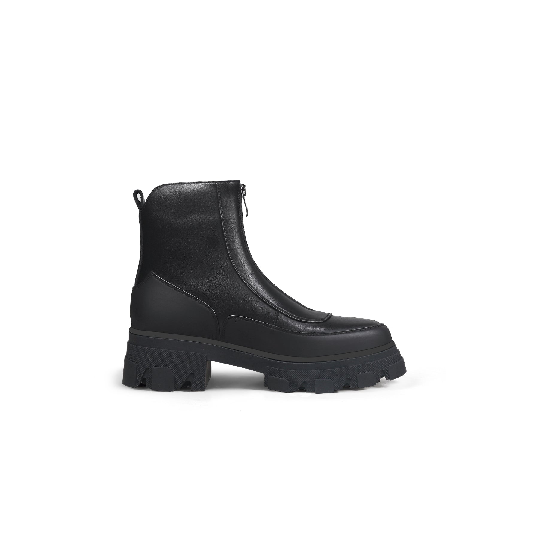 JADY ROSE | BLACK MATT LEATHER CHELSEA BOOT