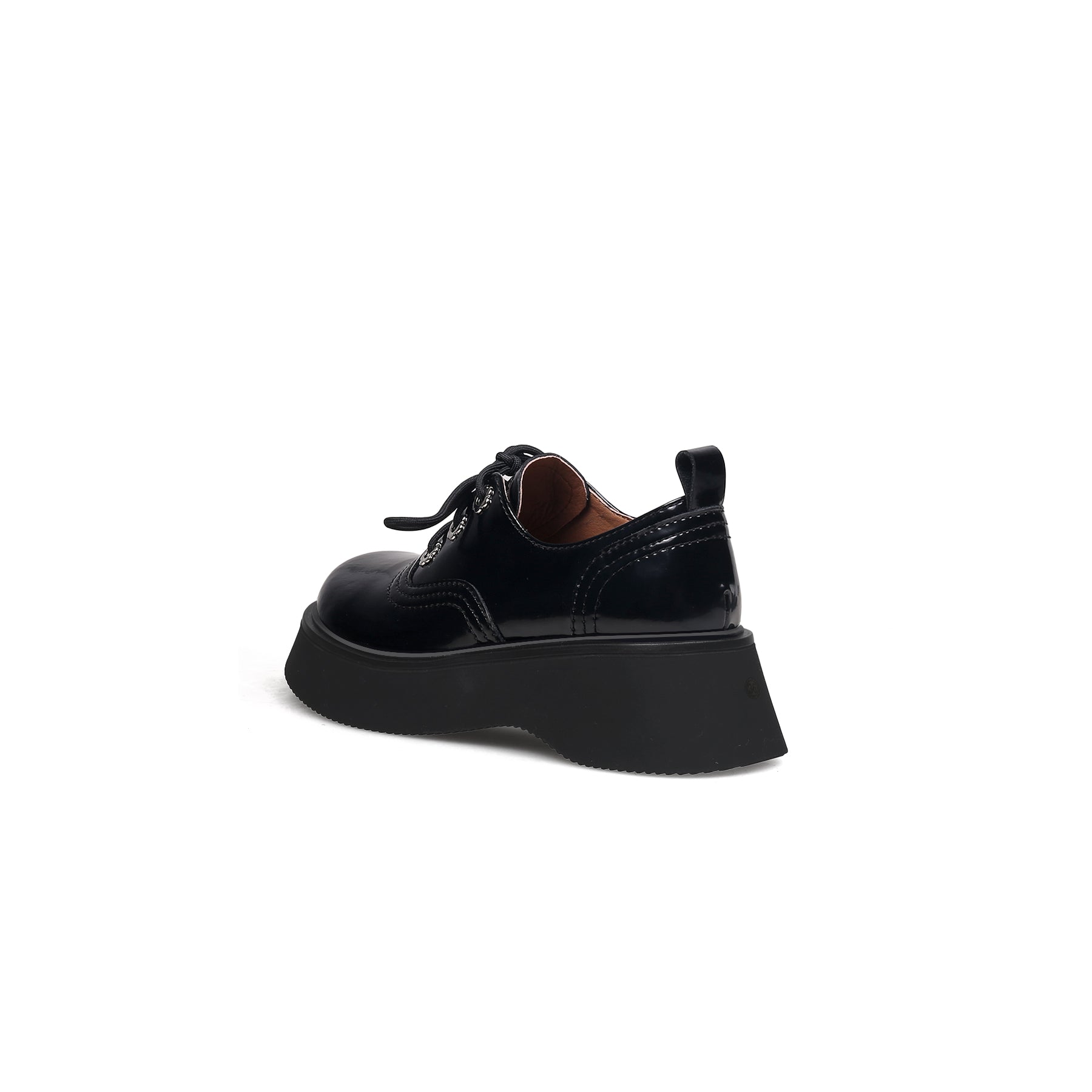 JADYROSE | PLATFORM LEATHER OXFORD BLACK