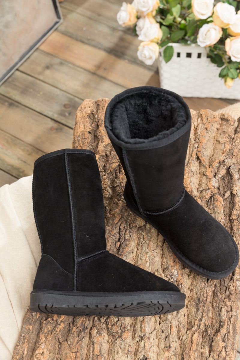 SMAIBULUN Ugg | Classic Suede Mid-Length boots - Black