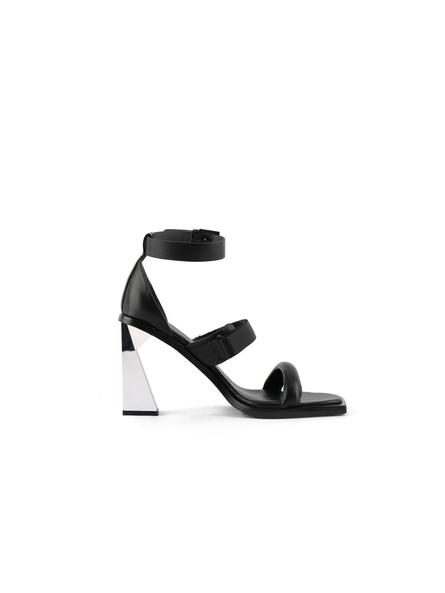 JADYROSE | DAISYMAE ANKLE STRAP BLACK HEEL