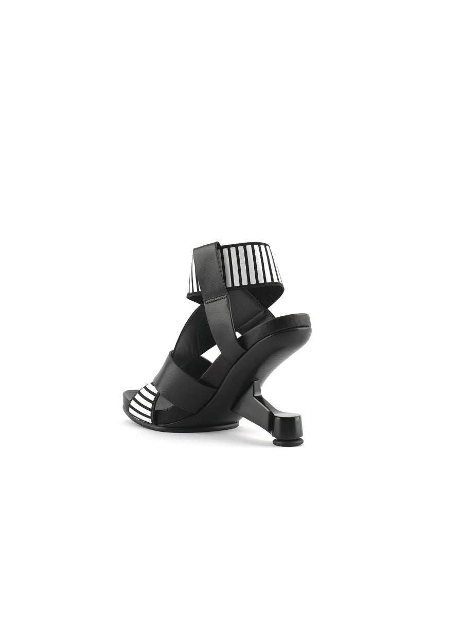 JADYROSE | YORK WRAP STRAP BLACK HEEL