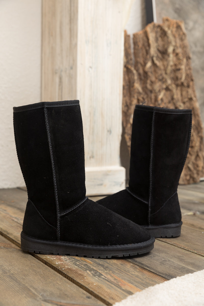 SMAIBULUN Ugg | Classic Suede Mid-Length boots - Black