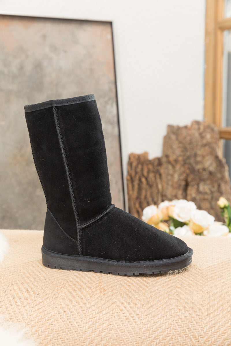 SMAIBULUN Ugg | Classic Suede Mid-Length boots - Black