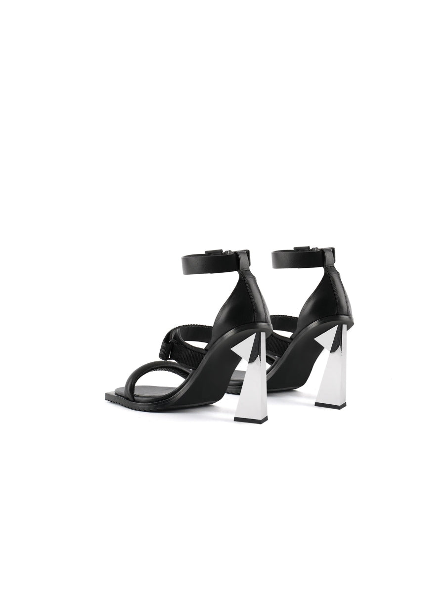 JADYROSE | DAISYMAE ANKLE STRAP BLACK HEEL