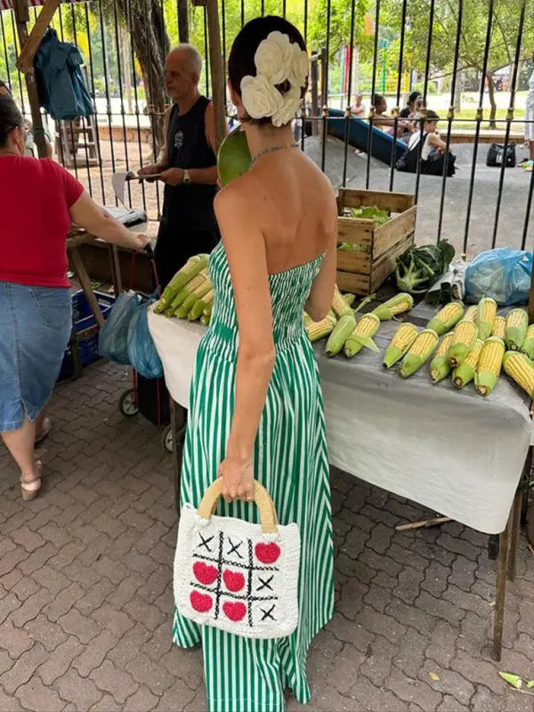 Isabella's Island Tube Top Sleeveless Maxi Dress