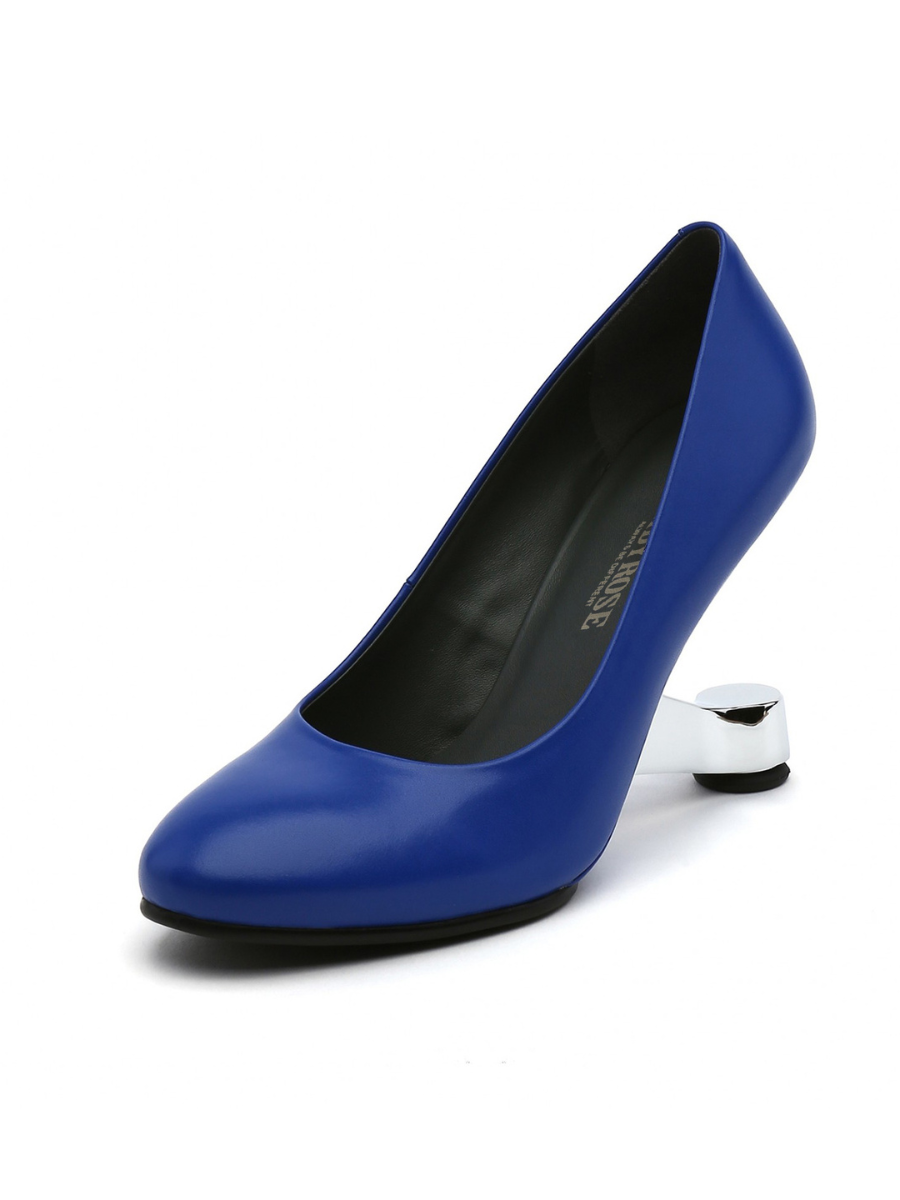 JADY ROSE | CLASSY HEEL PUMP BLUE