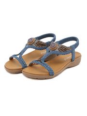 SIKETU | BOHEMIA WING BEADED SLINGBACK BLUE